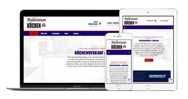 günstige Firmenhomepage Küchenstudio