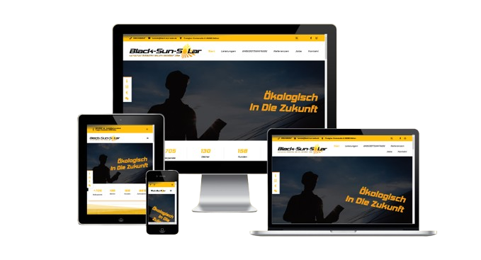 Solarteur Homepage, Webdesign Solarfirma