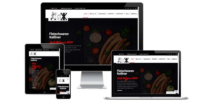 Webdesign Fleischerei